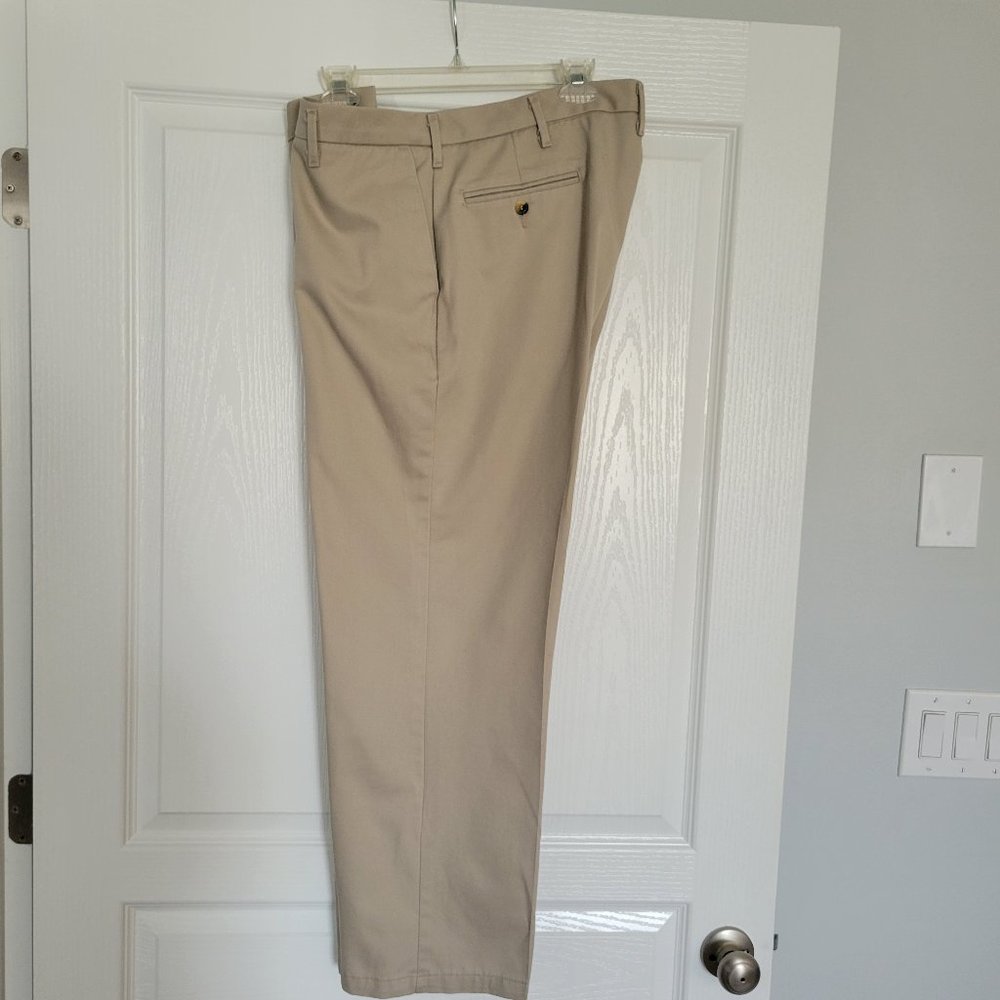 Men's Flat Front Khaki Slacks, Size 38 x 29